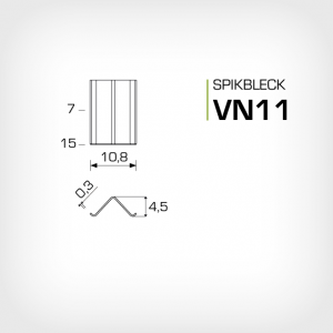 Spikbleck VN11 - Tavelram