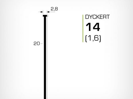 Dyckert 14 (1,6) till dyckertpistol