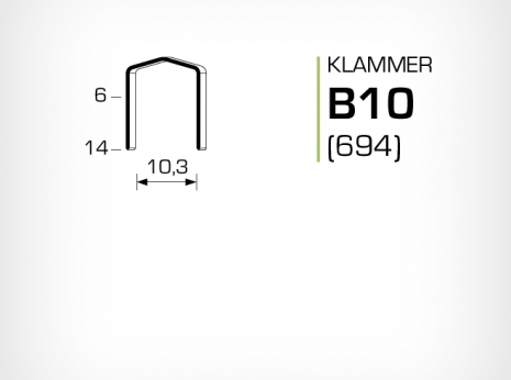 Klammer B10 och JK694
