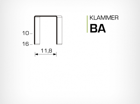 Klammer BA och SB103020