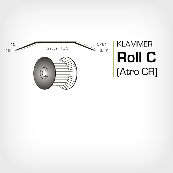 Klammer Roll C och Atro CR